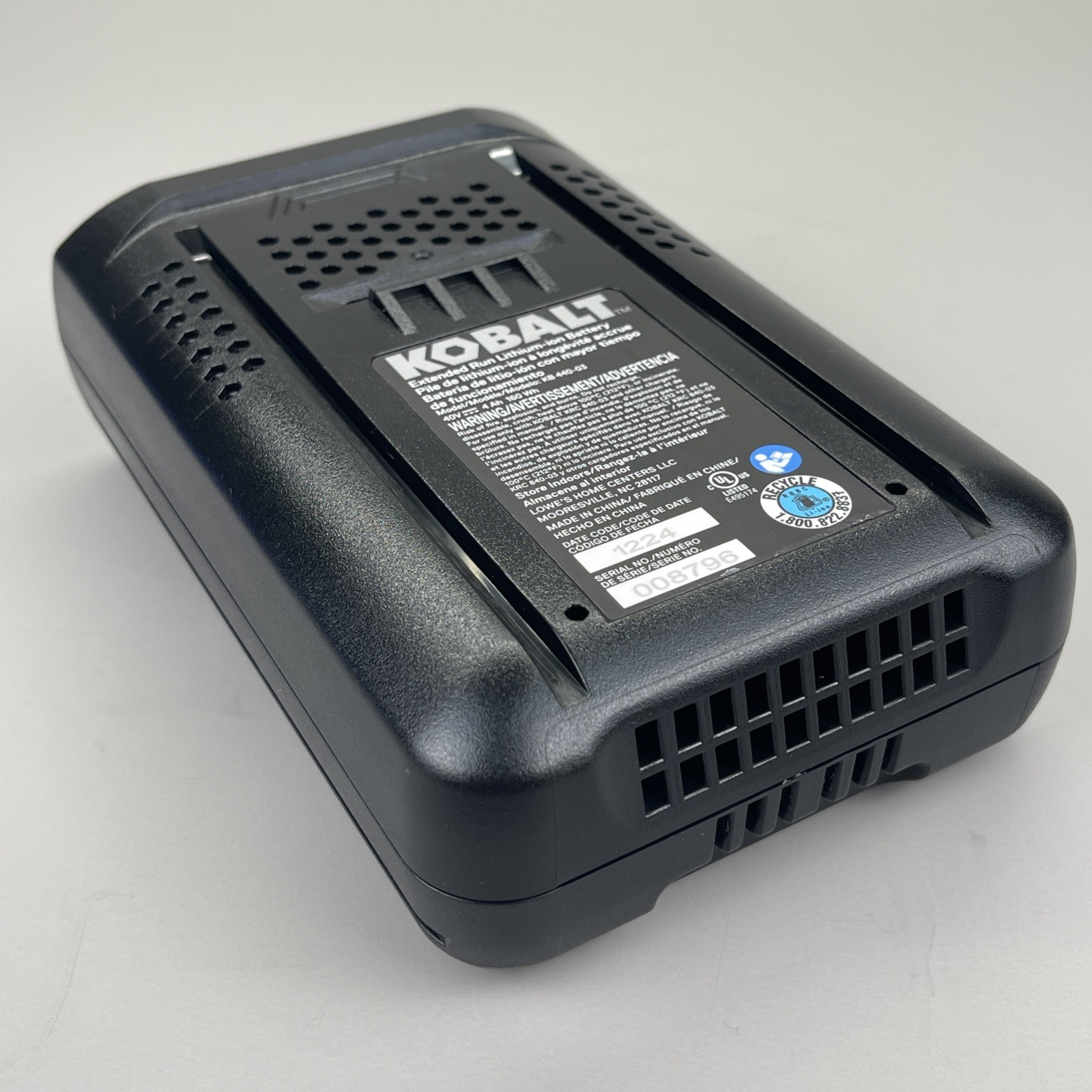 Kobalt 40V Max 4.0 Ah Extended Run Battery + Charger Kit Fast Charging 2024