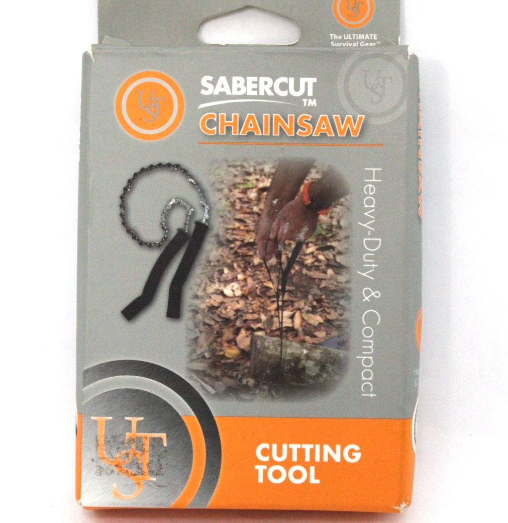 Ultimate SurvivalTechnologies SaberCut Chainsaw Heavy-Duty Survival Saw Open Box