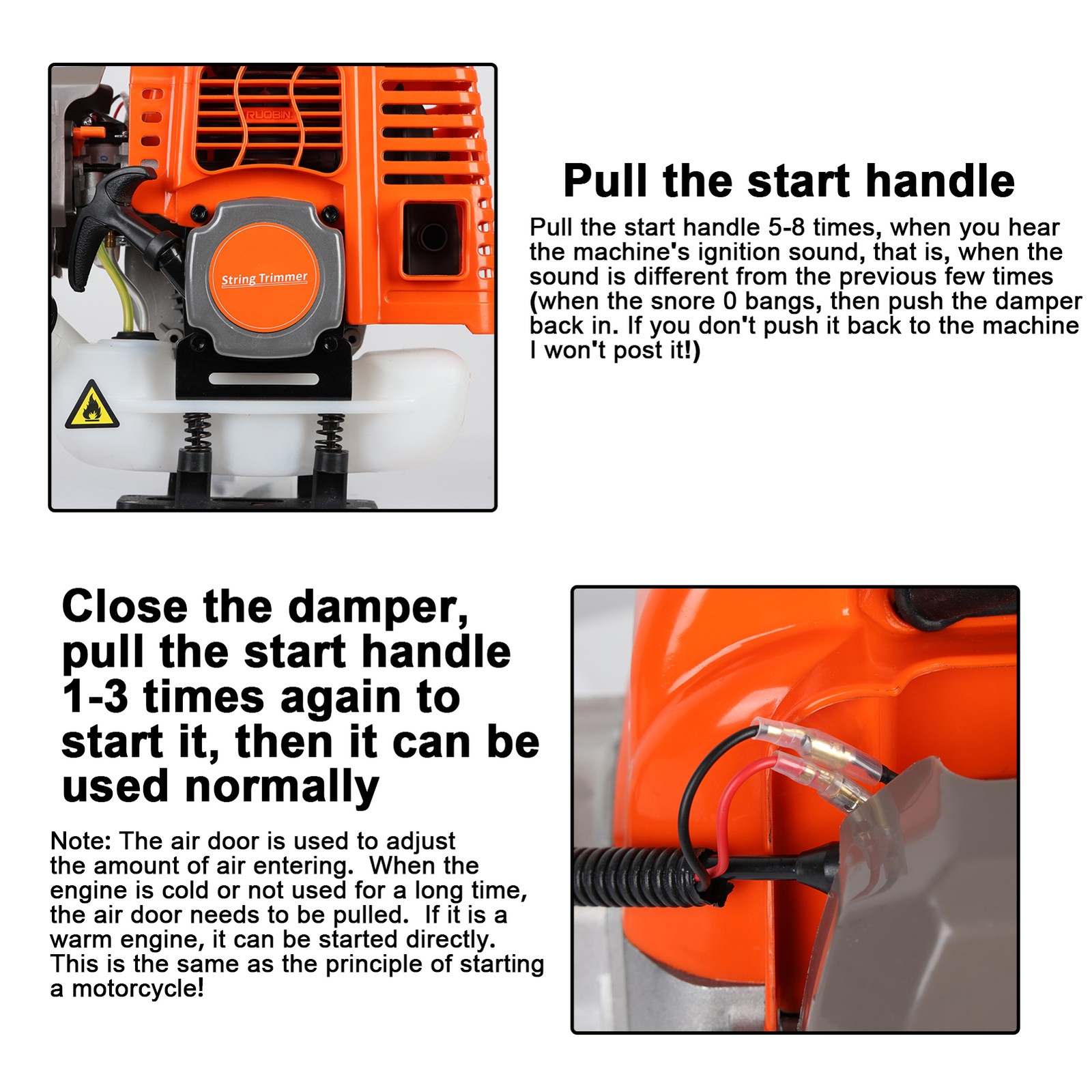 5-in-1 Multi-Functional Trimming Tools Gas Hedge Trimmer 52CC Weed Eater NEW