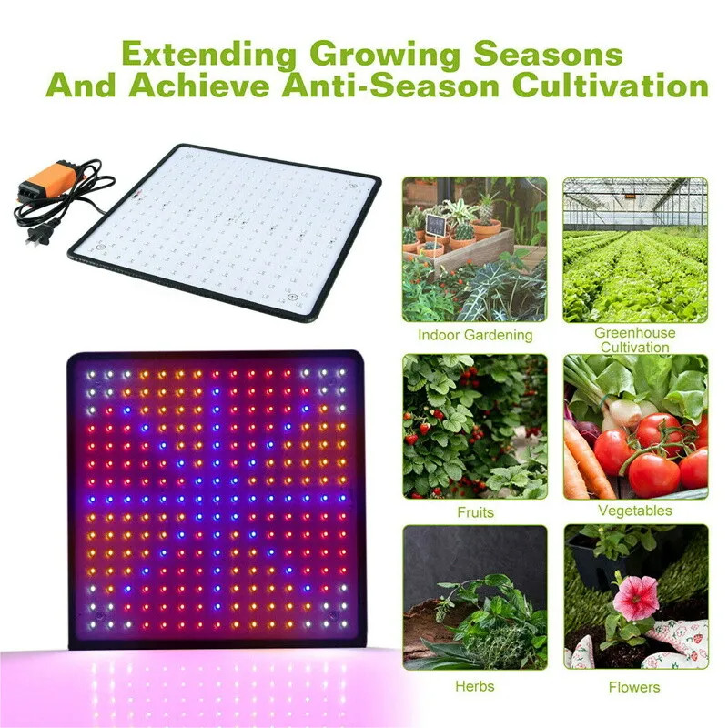 8500W LED Grow Light Panel Full Spectrum Lamp for Indoor Plant Veg Flower NEW US
