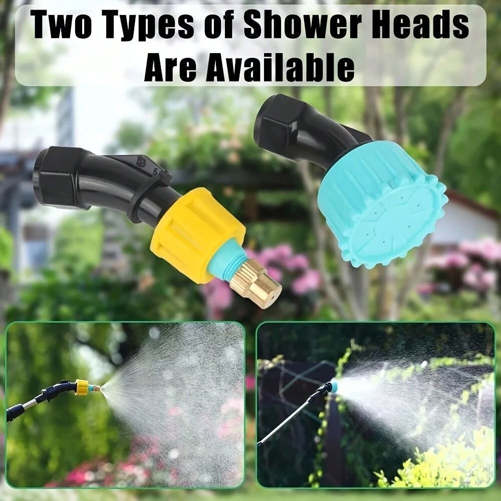 1.35Gal Rechargeable Electric Garden Sprayer 3 Nozzles USB-C