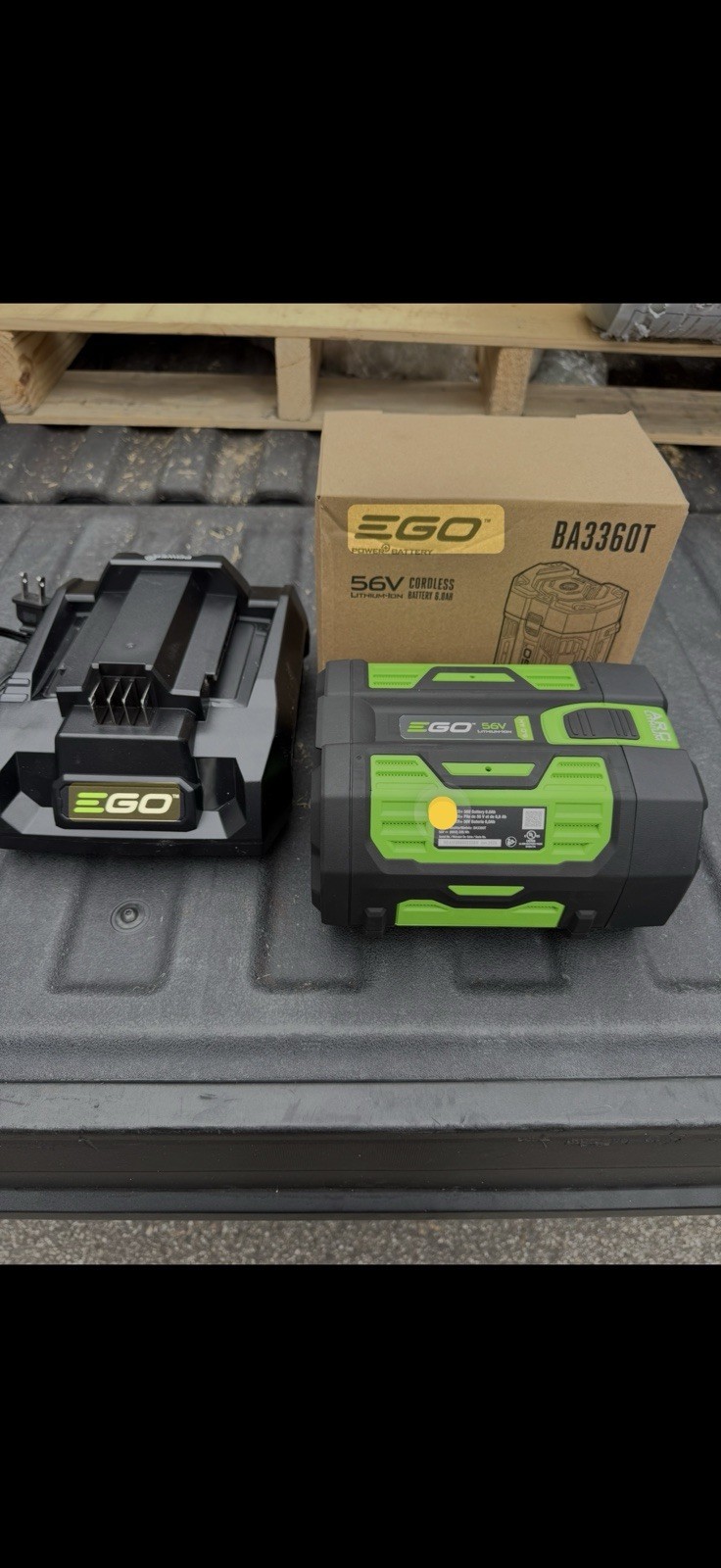 EGO BA3360T 56V 6Ah Lithium-Ion (Li-Ion) W/charger