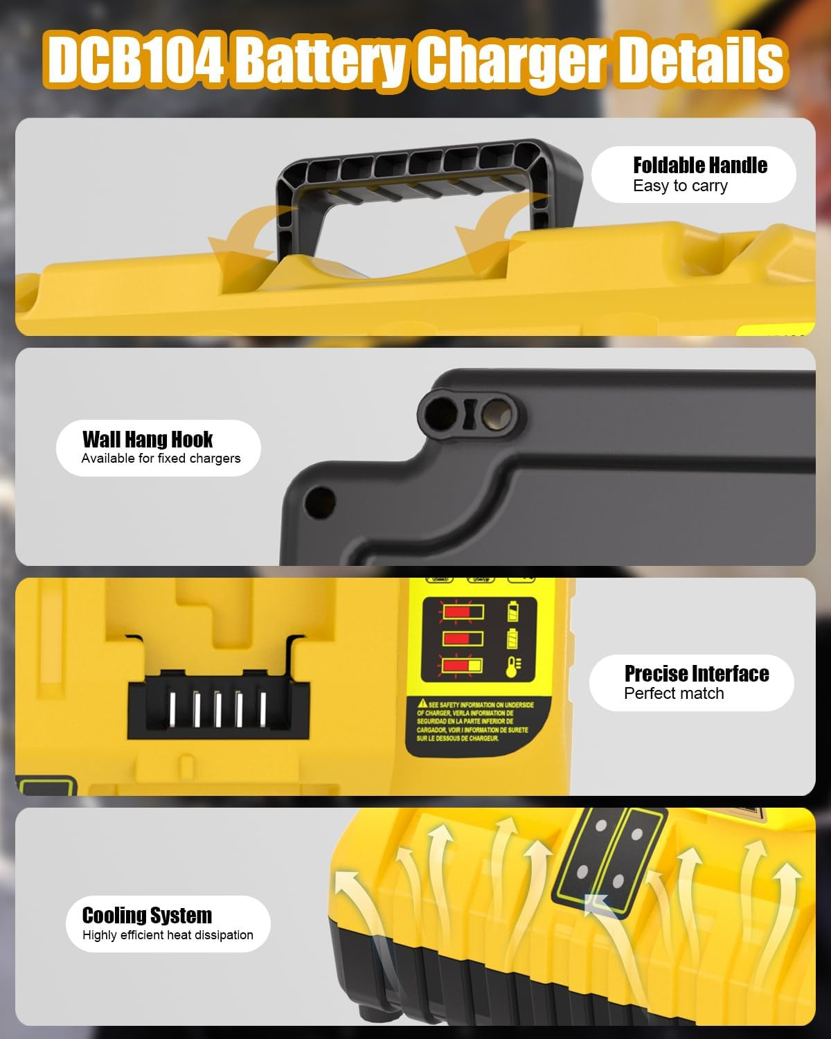 Pack For DeWalt 20V 20 Volt Max XR 10.0AH Lithium-Ion Battery DCB206-2 DCB205-2