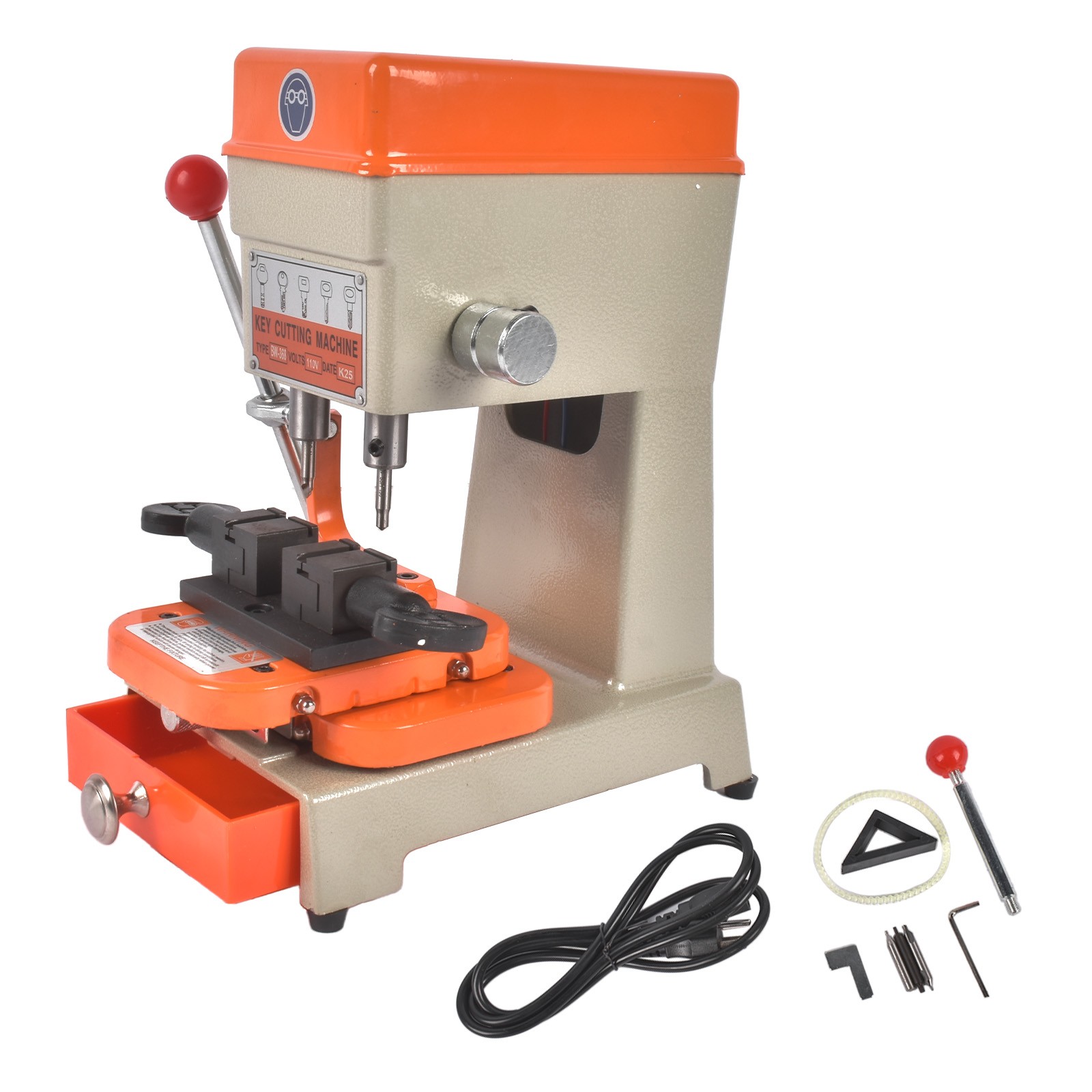 Vertical Key Cutting Duplicating Machine 110V 150W 50HZ Cutter Car Key Copier