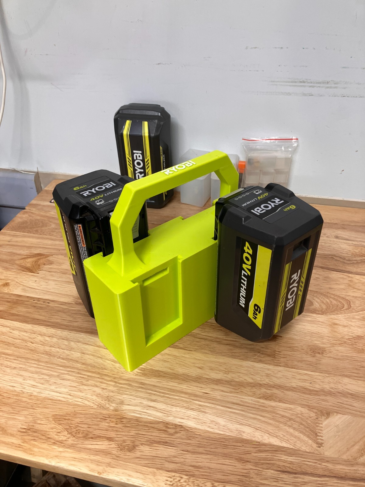 RYOBI 40v Battery Caddy/Carrier/Holder/Storage 4 battery