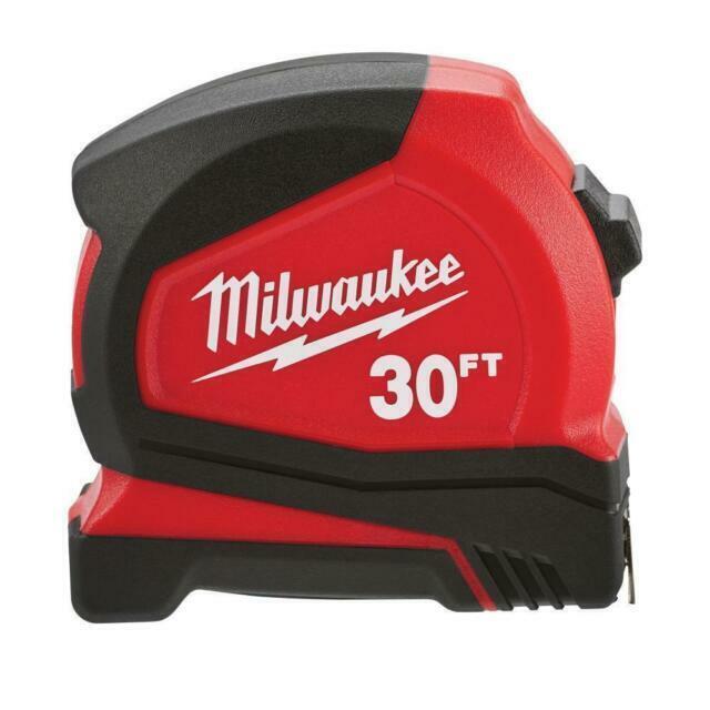 Milwaukee 30′ Compact Heavy Duty Tape Measure 48-22-6630