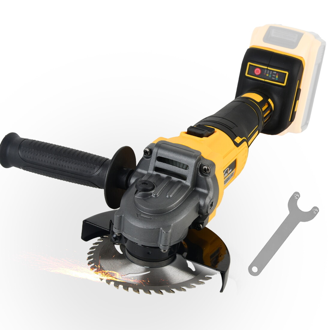 Cordless 4-1/2 Power Angle Grinder for Dewalt 20V Max Battery Brushless 9000 RPM