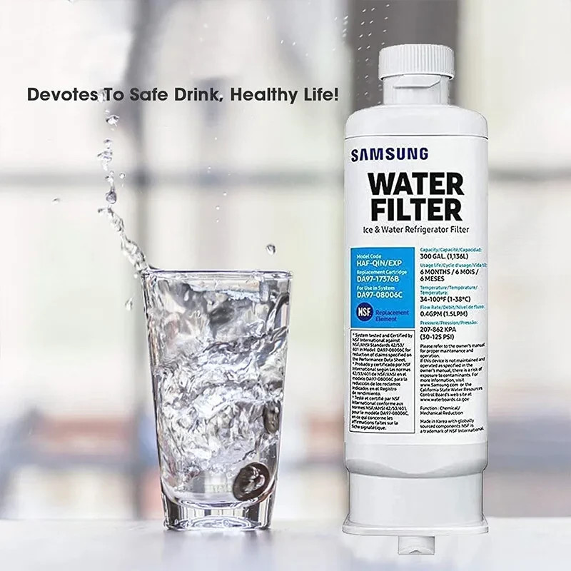 NEW 2 PACK Genuine Samsung DA97-17376B HAF-QIN/EXP REFRIGERATOR Water Filter US