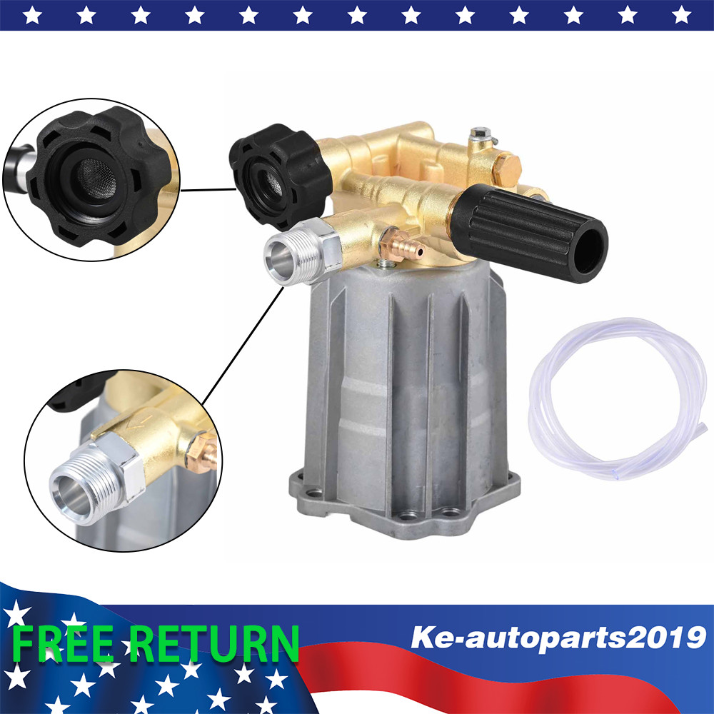 New RMV2.5G30 PRESSURE WASHER PUMP AXIAL, 2.5GPM 3000 PSI, 3400 RPM, 3/4″ SHAFT