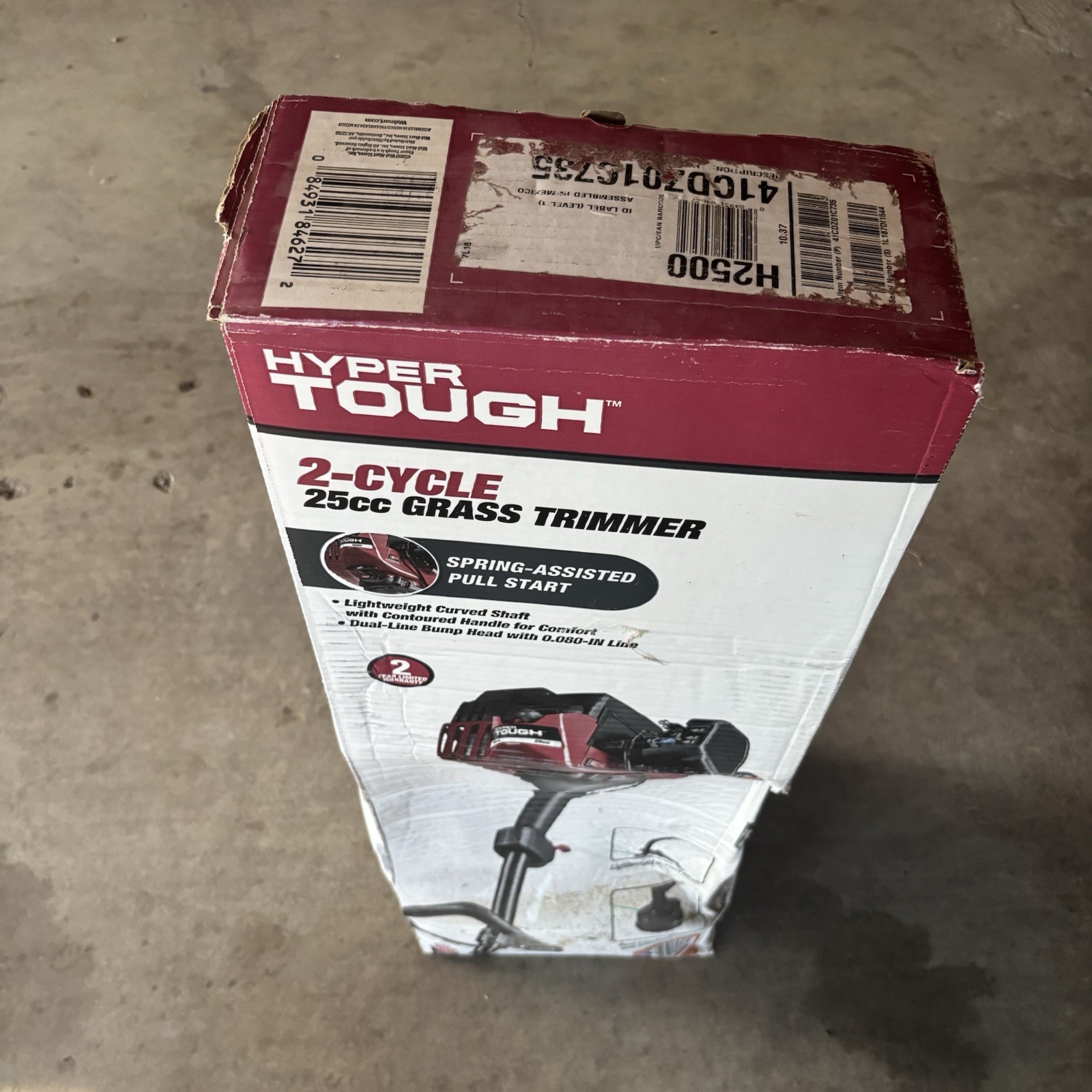 Hyper Tough H2500 25cc 2-Cycle Gas String Trimmer NEW Curved Shaft Weed Eater