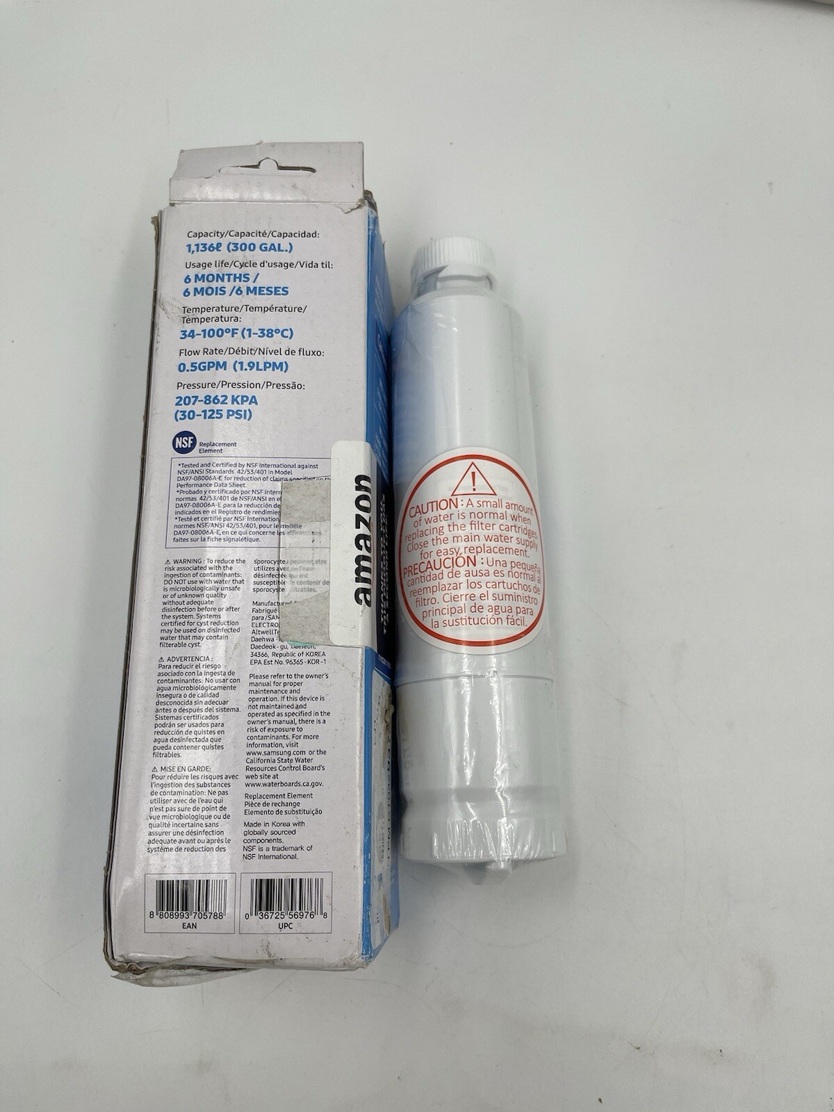 NEW Samsung DA29-00020B HAF-CIN/EXP Refrigerator Ice & Water Filter Genuine