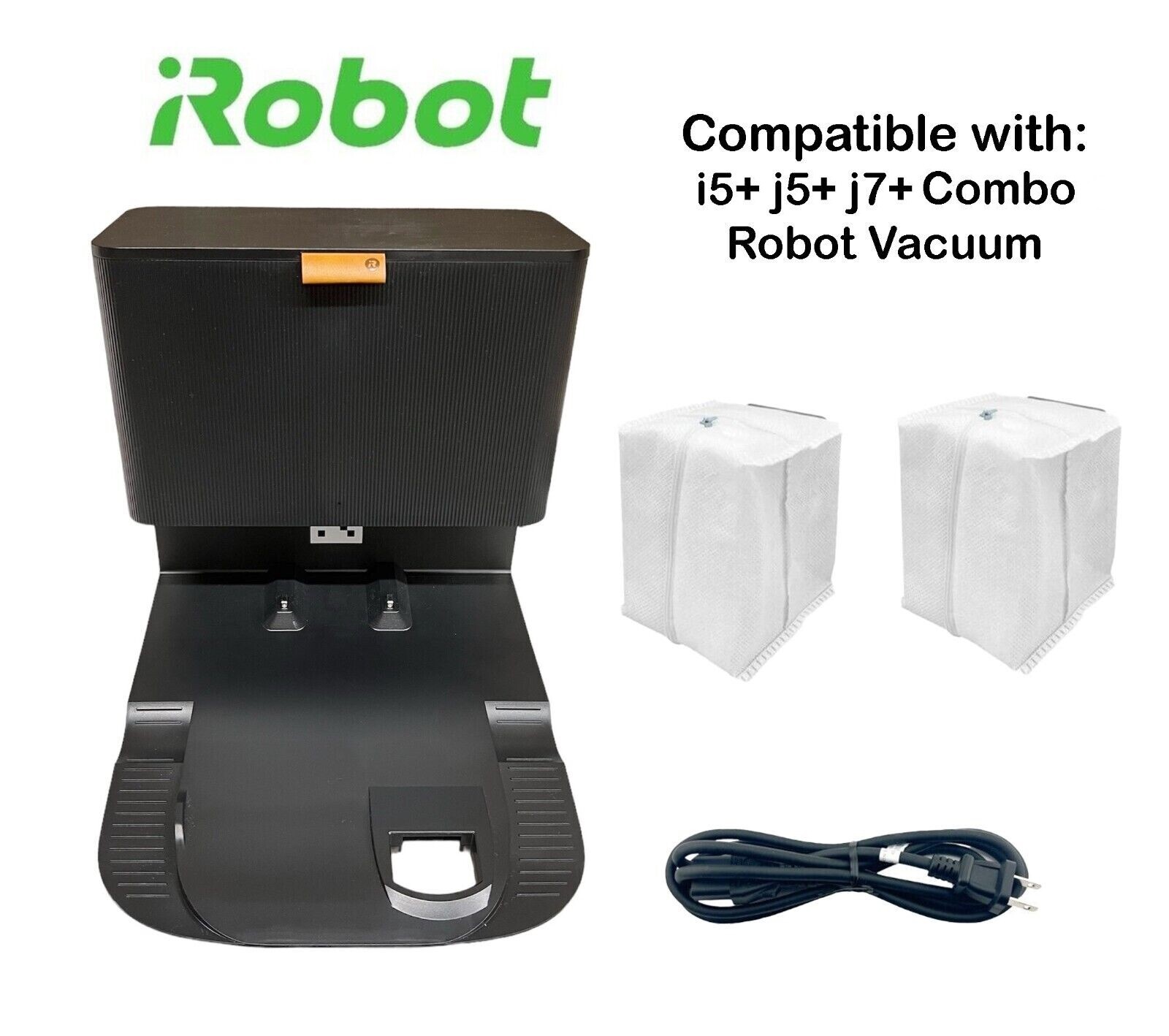 Automatic Clean Base Dock for iRobot Roomba i5+ j5+ j7+ Zip Dust Bags