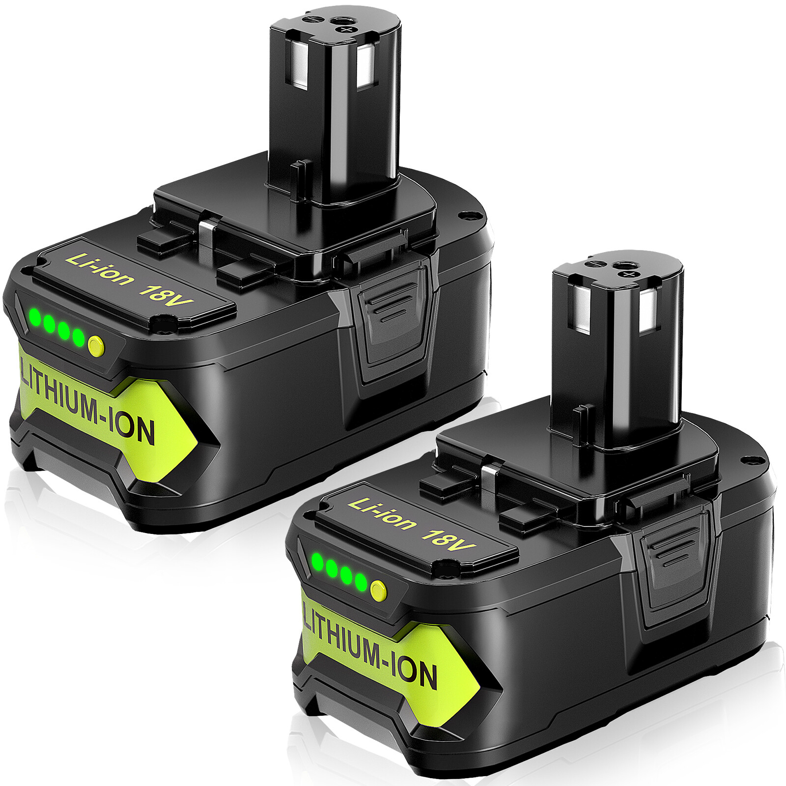 2X 8.0Ah High Capacity Lithium-Ion Battery For RYOBI P108 18V 18 Volt One Plus