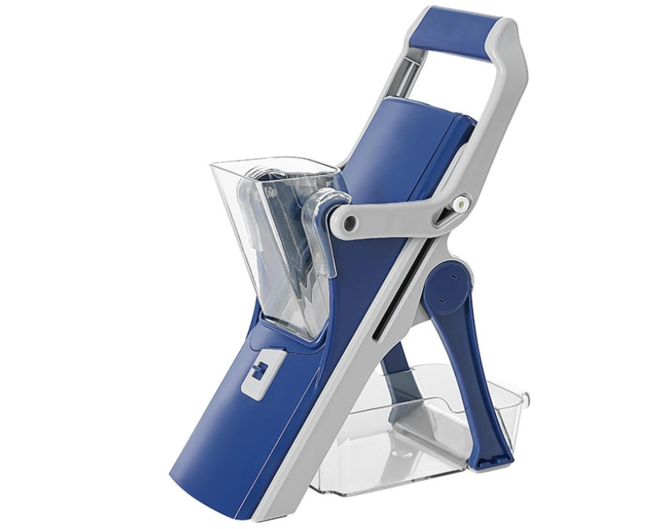 Safe Multifunctional Mandoline Slicer 5 in 1 Vegetable Chopper, Pro Food Chopper