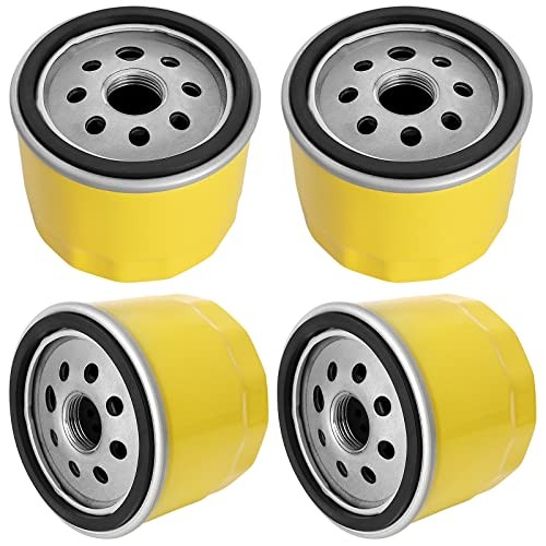4PK Oil Filter for B&S 492932 John Deere D130 D105 Husq YTH22V46 YTH24V48