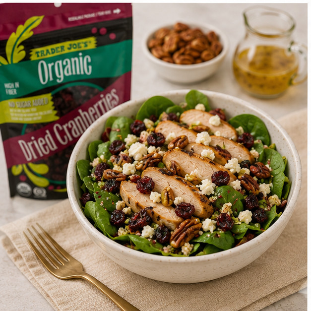 5-Pack Trader Joe’s Organic Dried Cranberries, No Sugar Added