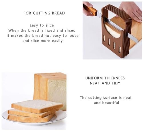 Foldable Compact Bread Slicing Guide – Bake Slicer Cutter for Homemade Bread