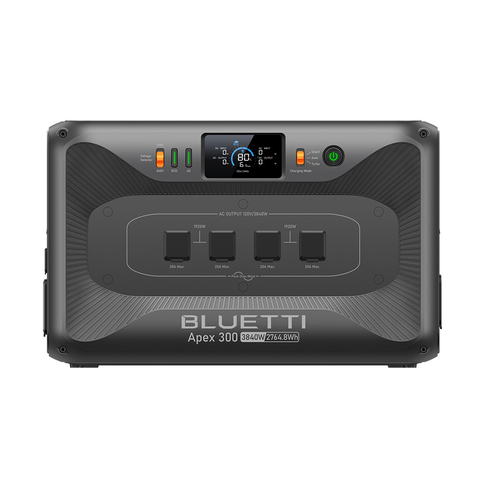 BLUETTI Apex 300 2764Wh Portable Power Station Expandable Generator for Backup
