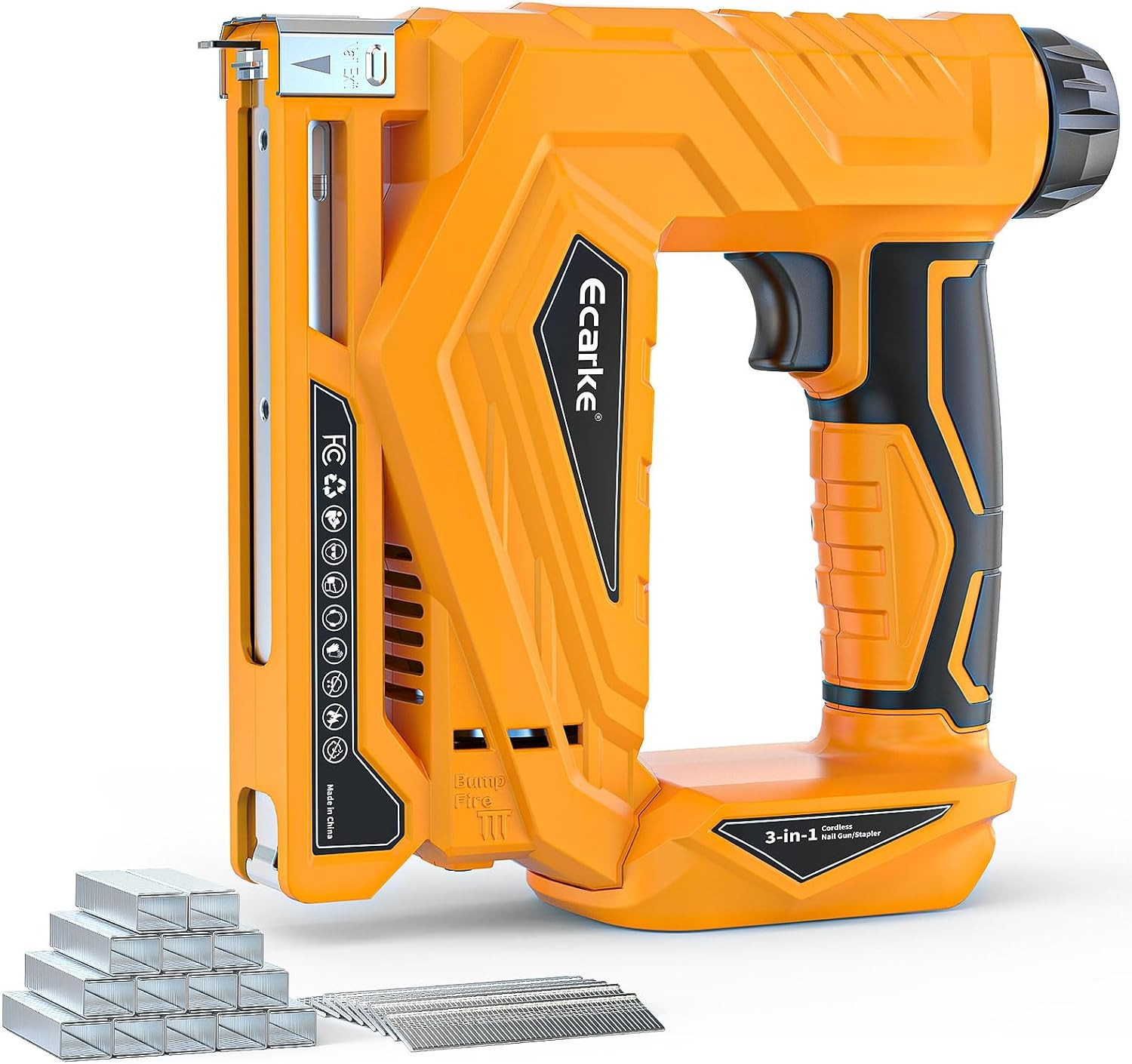 Cordless Brad Nailer Compatible with Dewalt 20V Battery – 2 in 1 18 Gauge Nail G