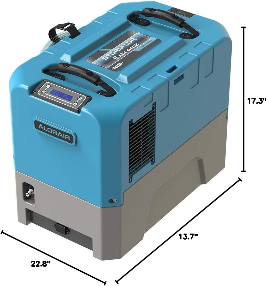 ALORAIR Storm LGR Extreme 180 Pint Commercial Dehumidifier with Pump 2300 Sq. Ft