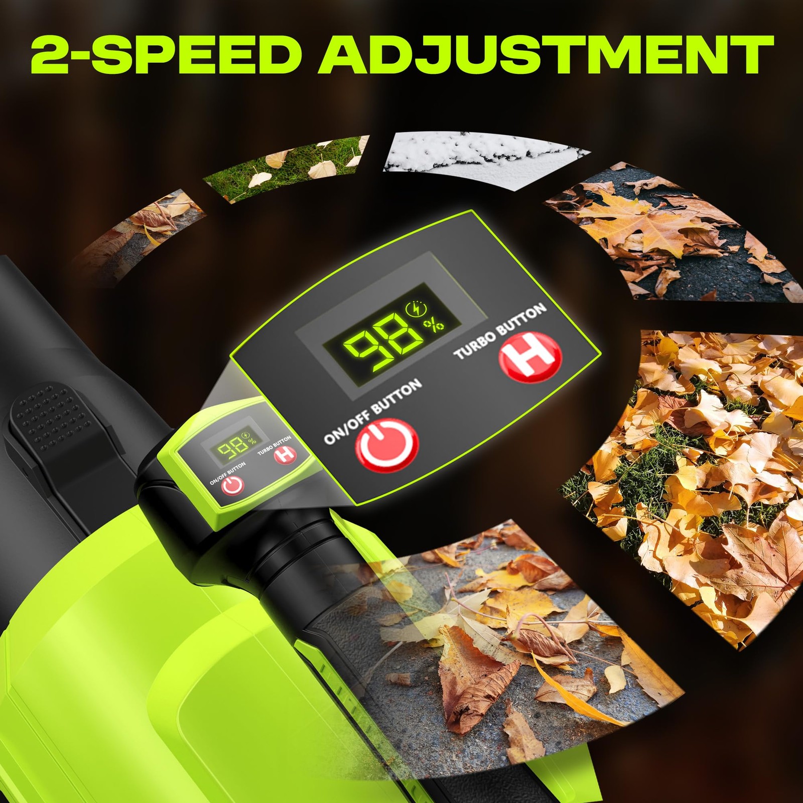 Best SILVEL Cordless Leaf Blower with 2×6.0Ah Battery and Quick Charger, 750CFM