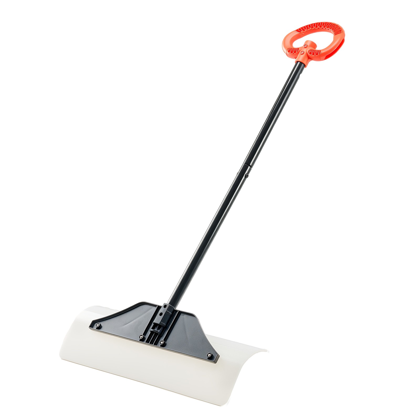 VEVOR Plastic Snow Pusher Shovel 24in Heavy Duty Plow Driveway Ergonomic Grip
