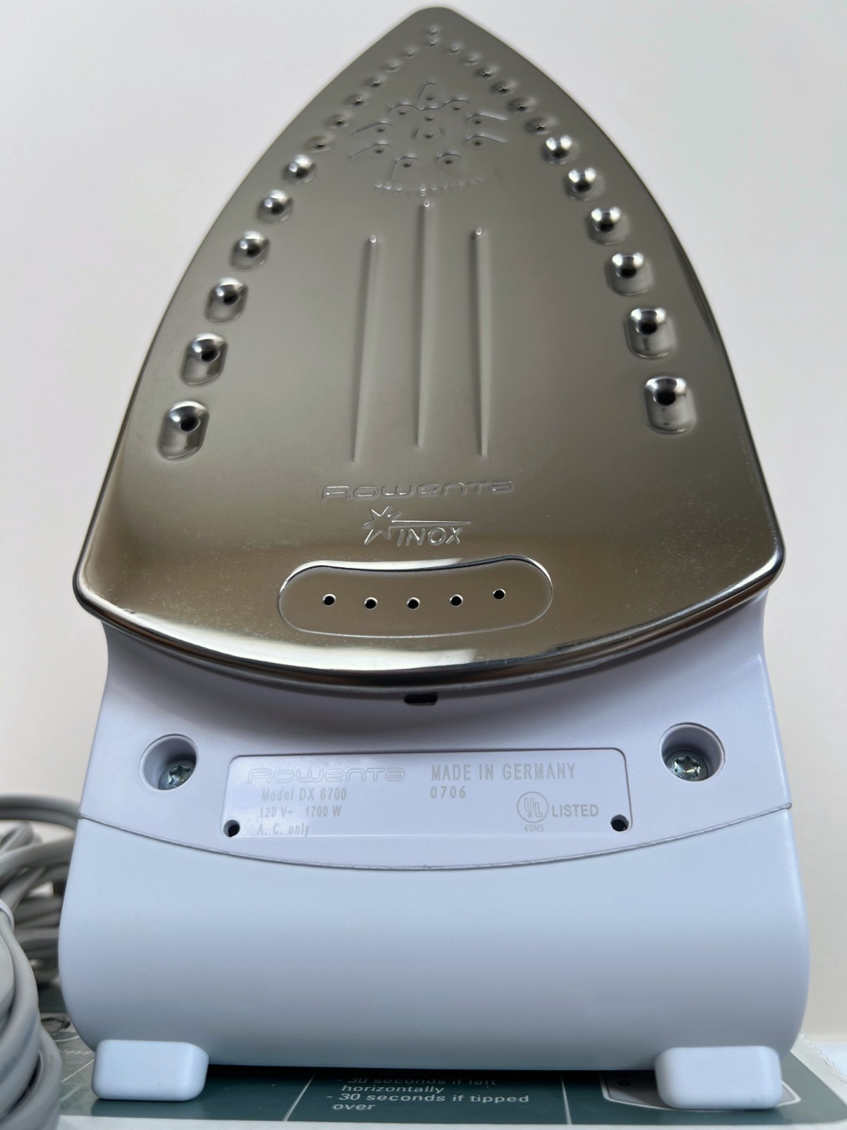 *NEW in Box* ROWENTA Power Duo Iron DX6700 Pro Vertical Steam Self Clean *1700W*