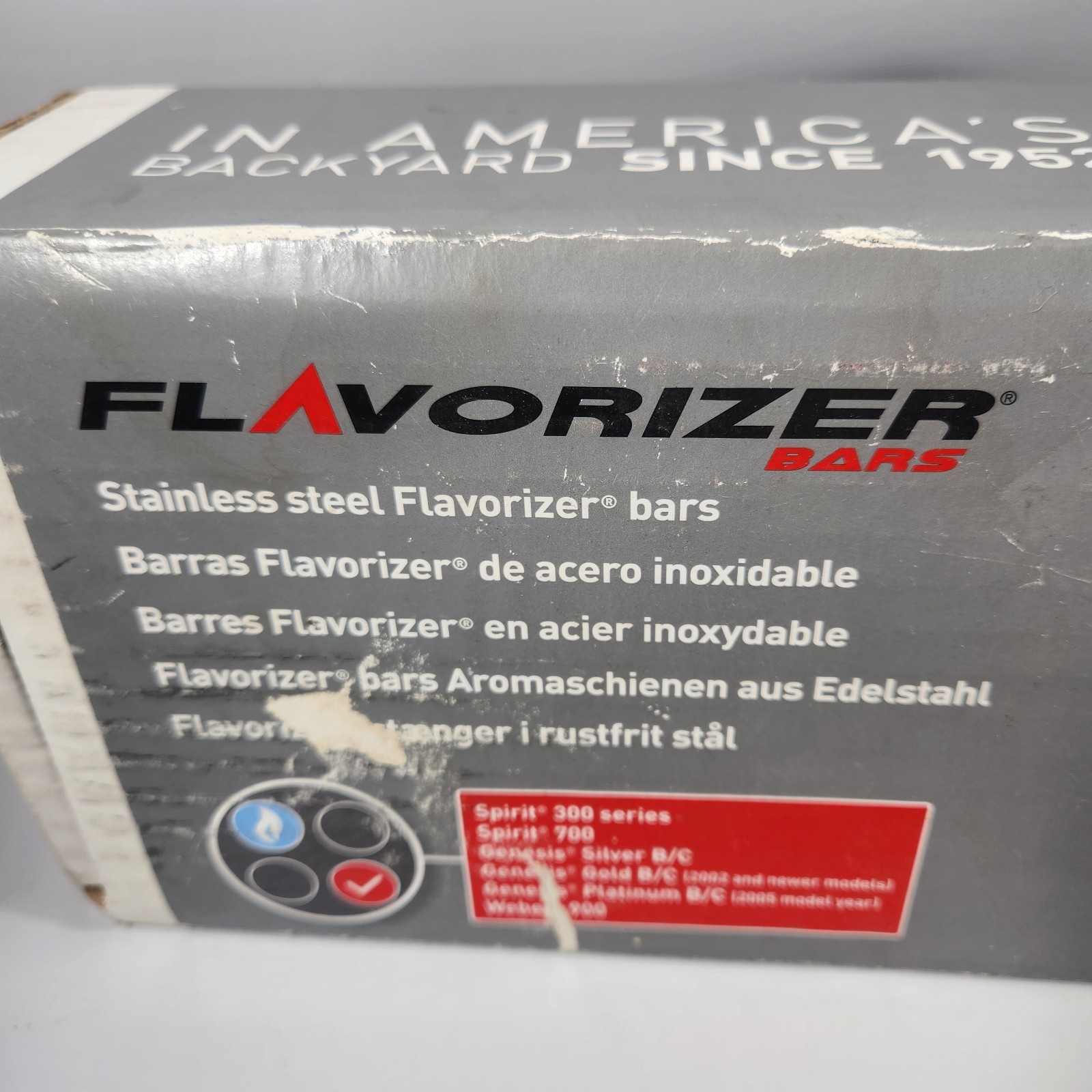 Weber Stainless Steel Flavorizer Bars #7537 for Spirit Genesis Weber 900