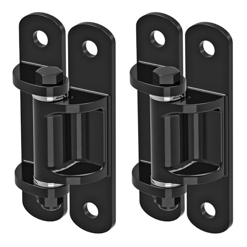 Insaga 6.7in Heavy Duty Gate Hinges 1100LB Capacity Steel Bearings Anti-Sag 2Pcs
