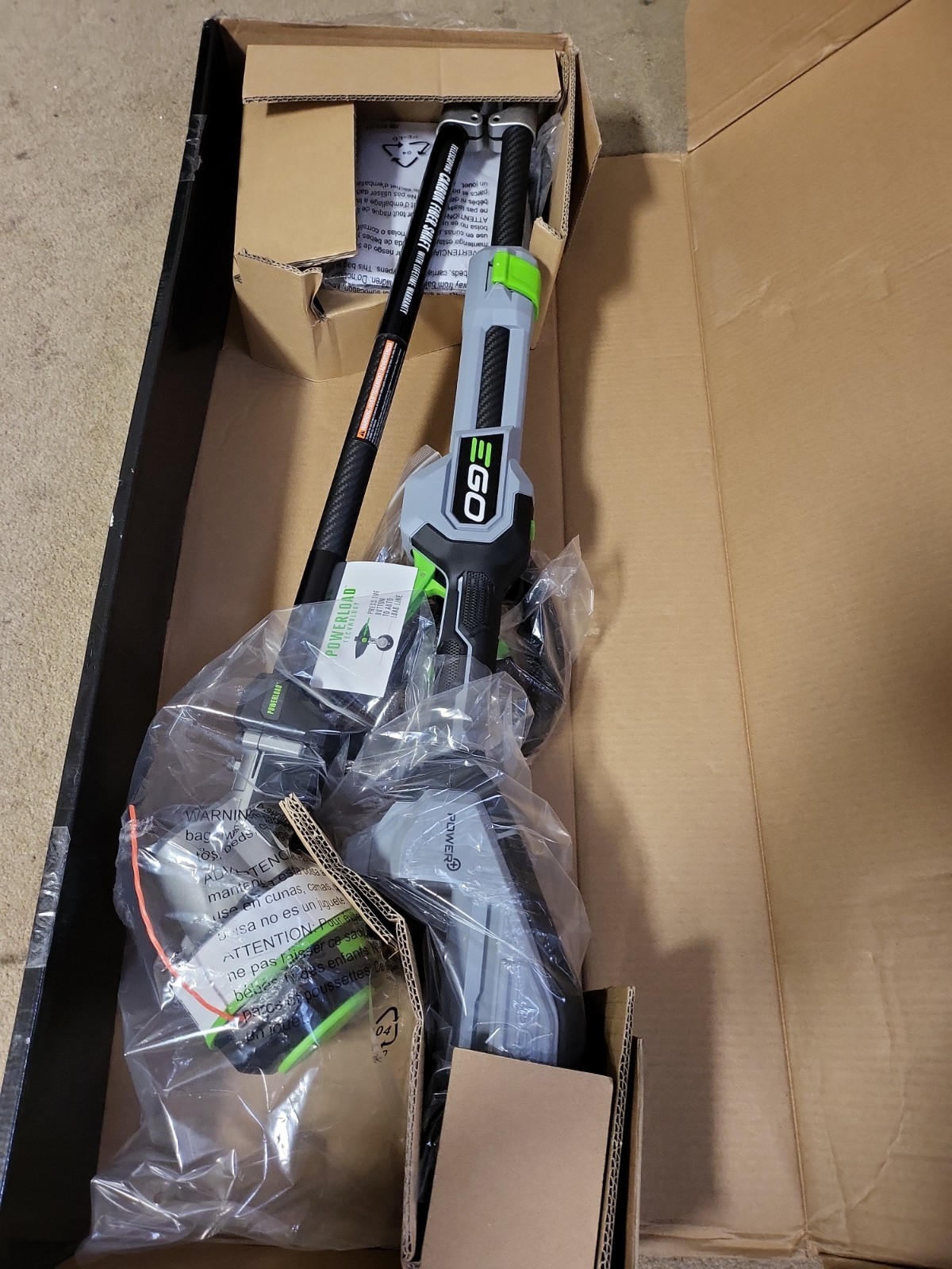 EGO Power+ ST1610T 16″ POWERLOAD String Trimmer – Battery & Charger Not Included