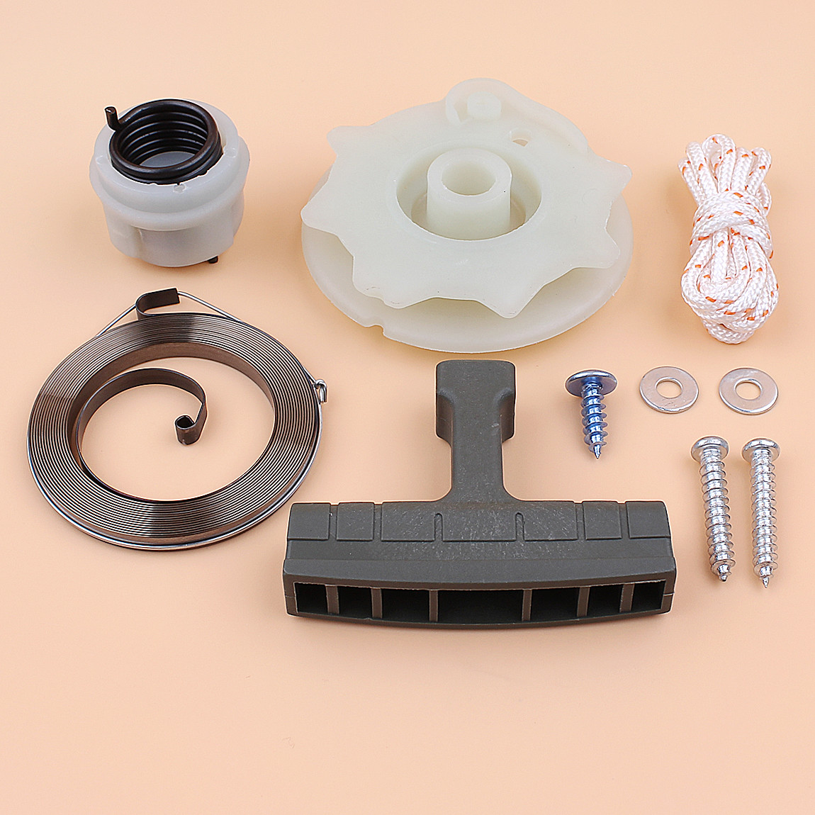 Recoil Starter Handle Pulley Spring For Husqvarna 137 142 235 240 236 Chainsaws