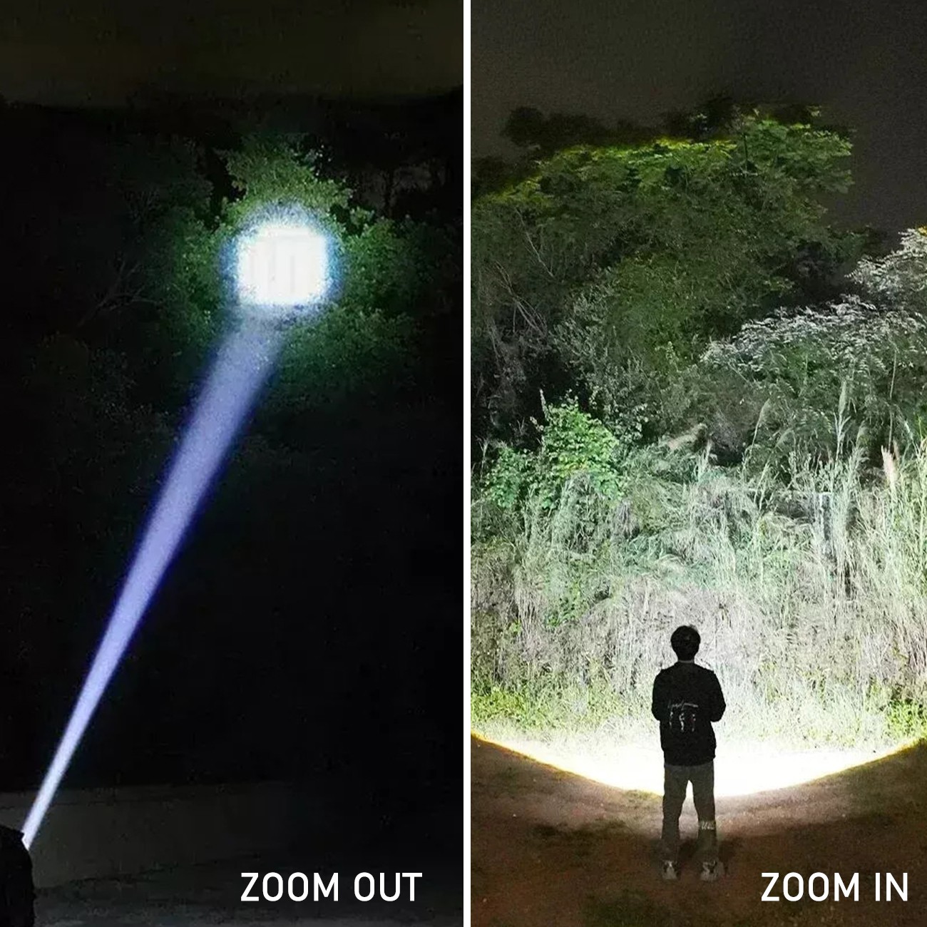 990000000 Lumen Super Bright LED Tactical Flashlight Rechargeable LED Work Light