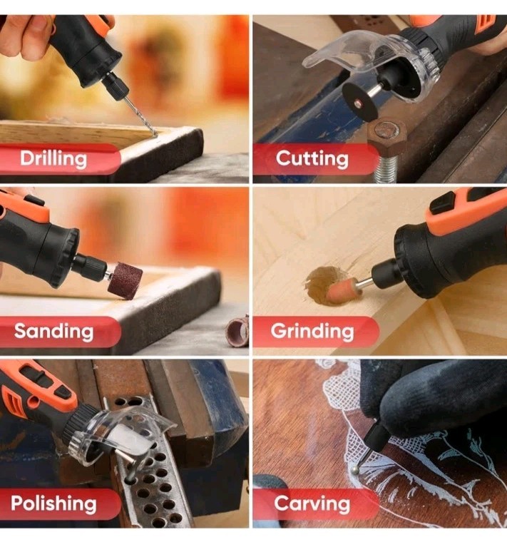 SHALL 508pc Rotary Tool Accessories Kit Multifunctional Set,Perfect for Cutting
