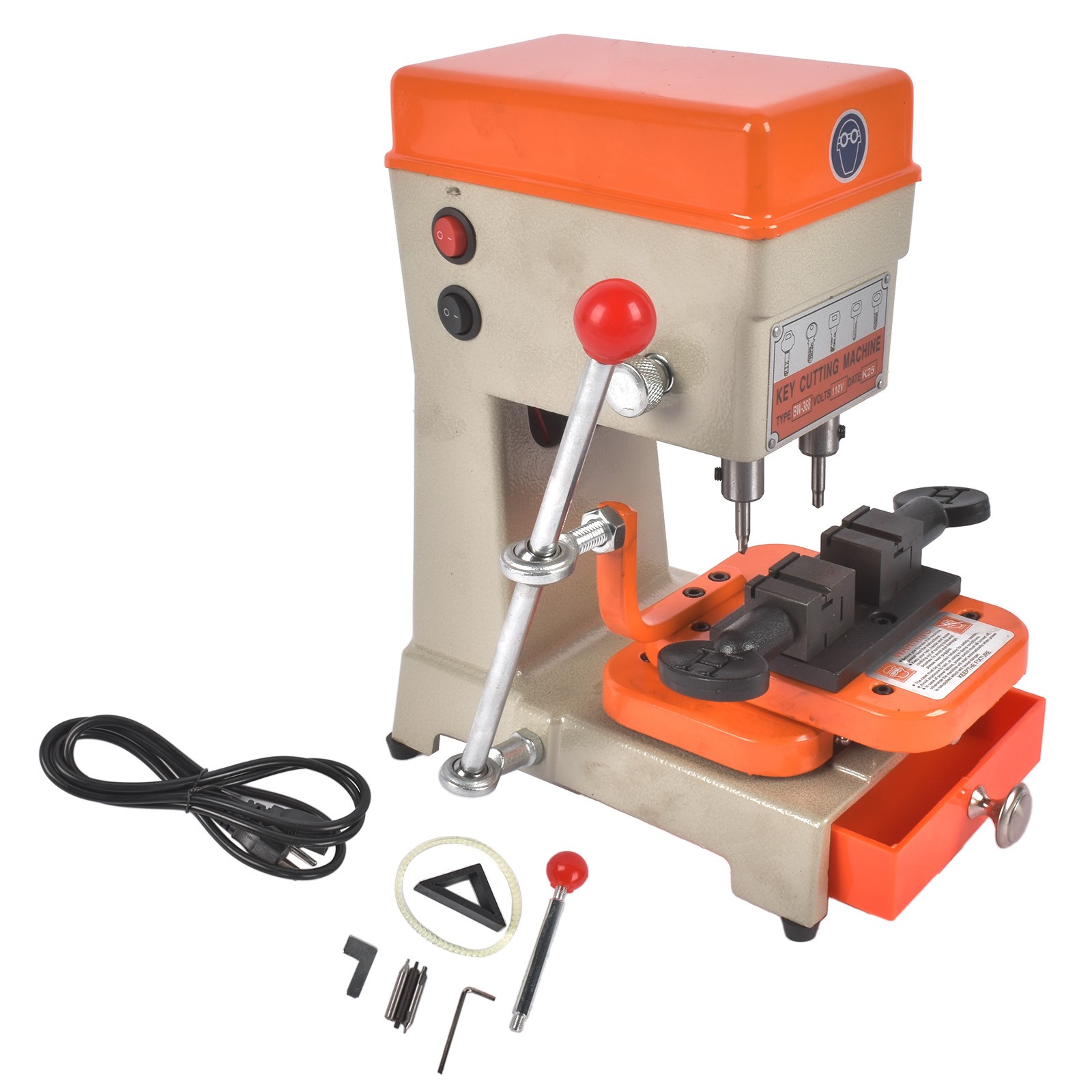 Vertical Key Cutting Duplicating Machine 110V 150W 50HZ Cutter Car Key Copier