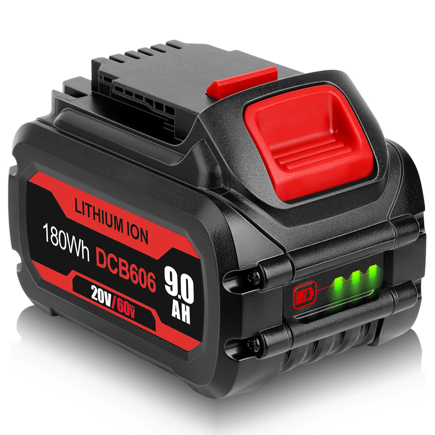 For DEWALT FLEXVOLT 20V/60V MAX 9Ah / 9.6Ah Li-Ion Battery DCB609 DCB606 DCB612