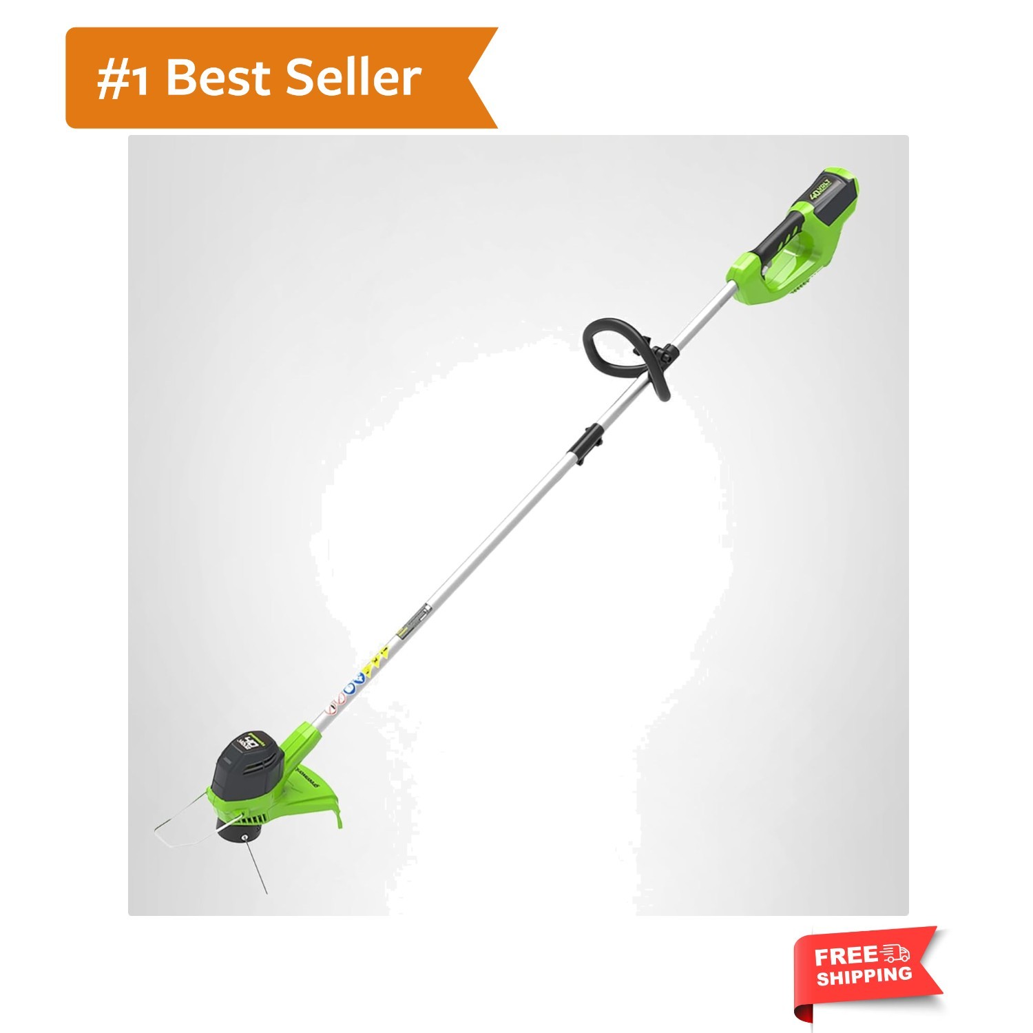 40V 12-Inch Cordless String Trimmer, Battery and Charger Not Included,