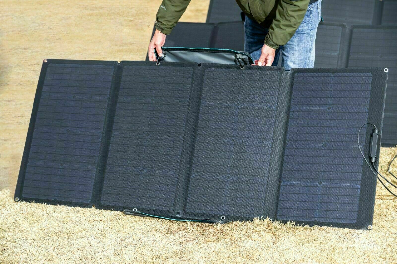 EcoFlow 160W Portable Solar Panel for Power Station for Camping RVs Refurbished