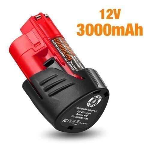NEW For Milwaukee for M12 LITHIUM Extended Capacity 8.0Ah LCD Battery 48-11-2460