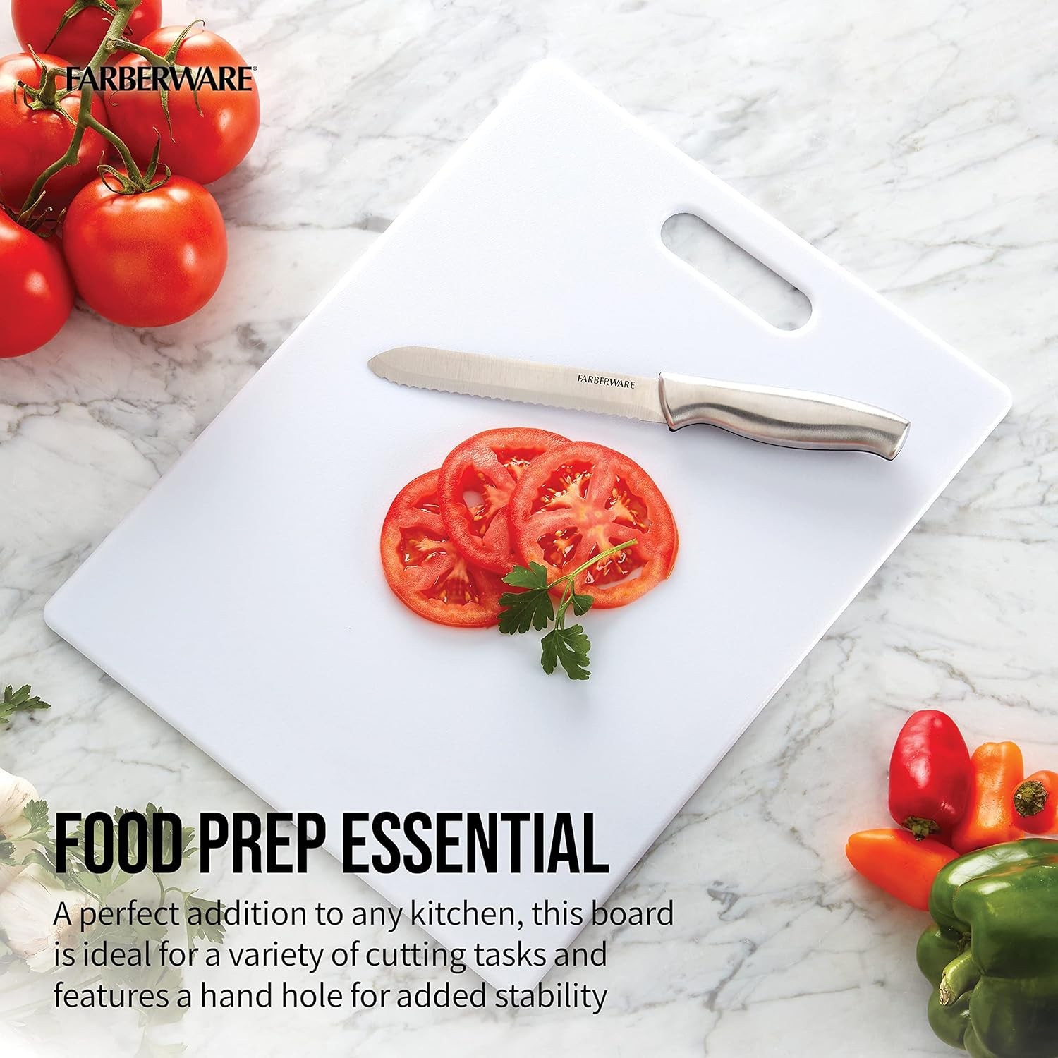 Plastic Cutting Board Non Absorbent White 14″L x 11″W x 0.5″Th