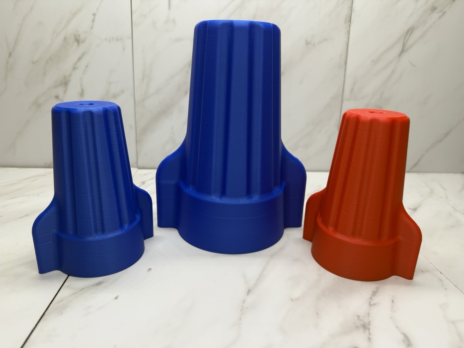 Large and XXL Winged Wire Nut Style Storage Container With Lid in Any Color