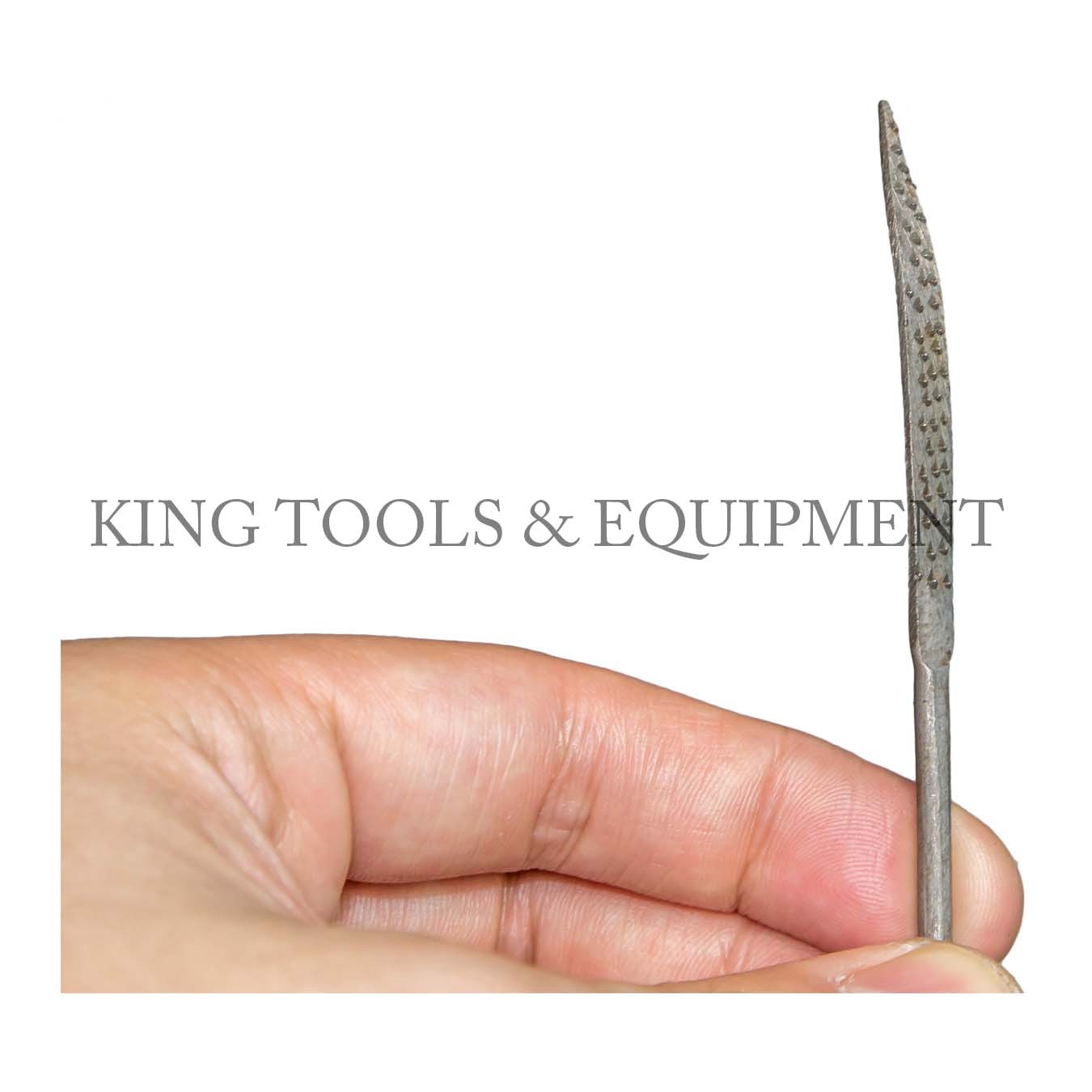 KING 10pc 7″ RASP CUT RIFFLER FILE Set, Double Ended, Wood Metal Carving