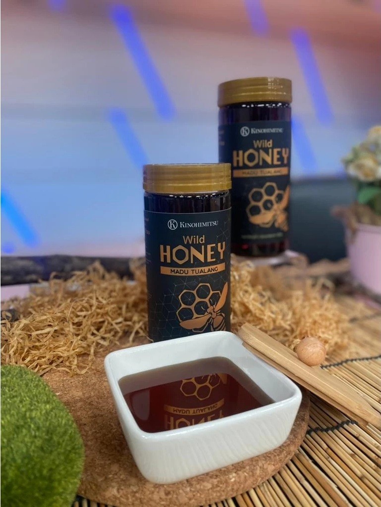 2 Jars Kinohimitsu Wild Tualang Honey 500g ( No import Duties For USA )