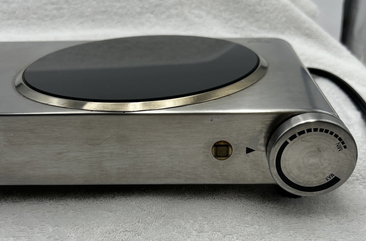 Techwood ES-3201C Portable Electric Double Burner Hot Plate Stainless Steel