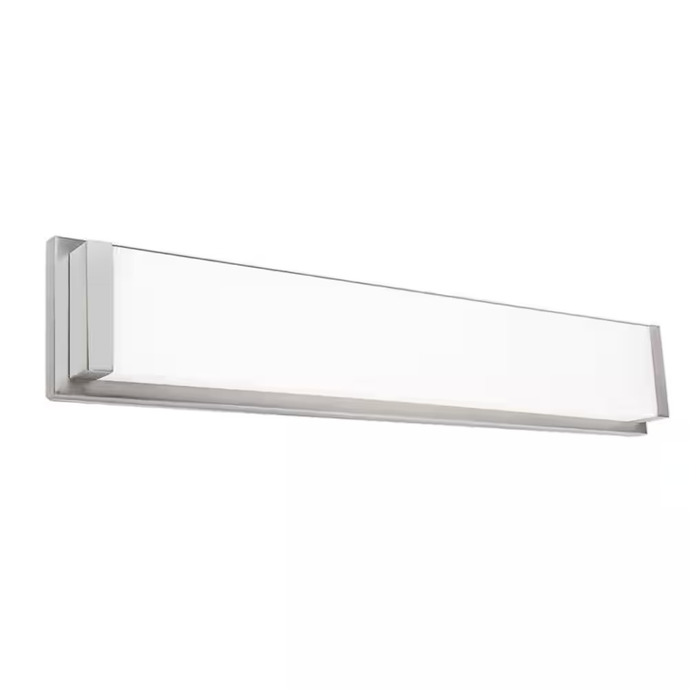 Metro 37 In. 3000K Brushed Nickel ENERGY STAR LED Vanity Light Bar and Wall Scon