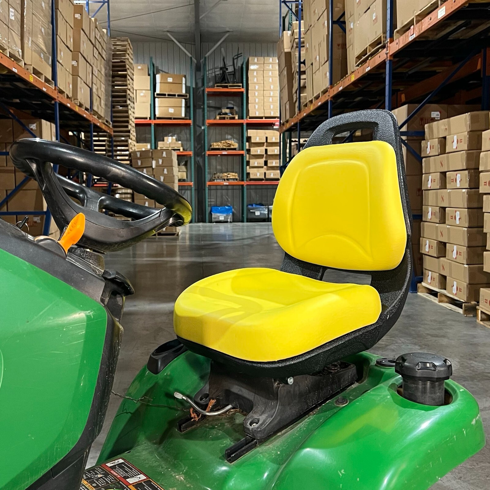E-AM136400 Deluxe Yellow Seat for John Deere X500, X520, X534, X540