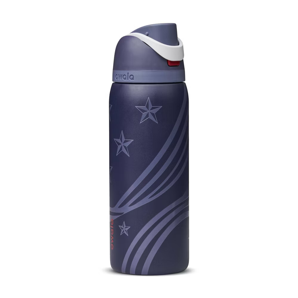 Owala 32 fl oz Stainless Steel FreeSip Water Bottle – All American: