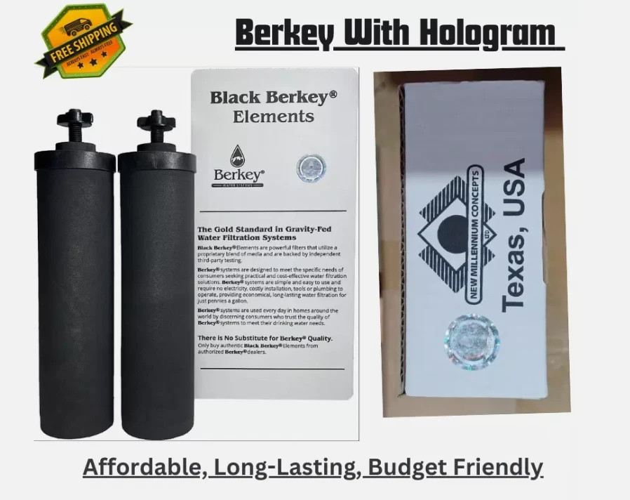 Berkey Black BB9-2 Water replacement Filters For Berkey Water System USA Stock