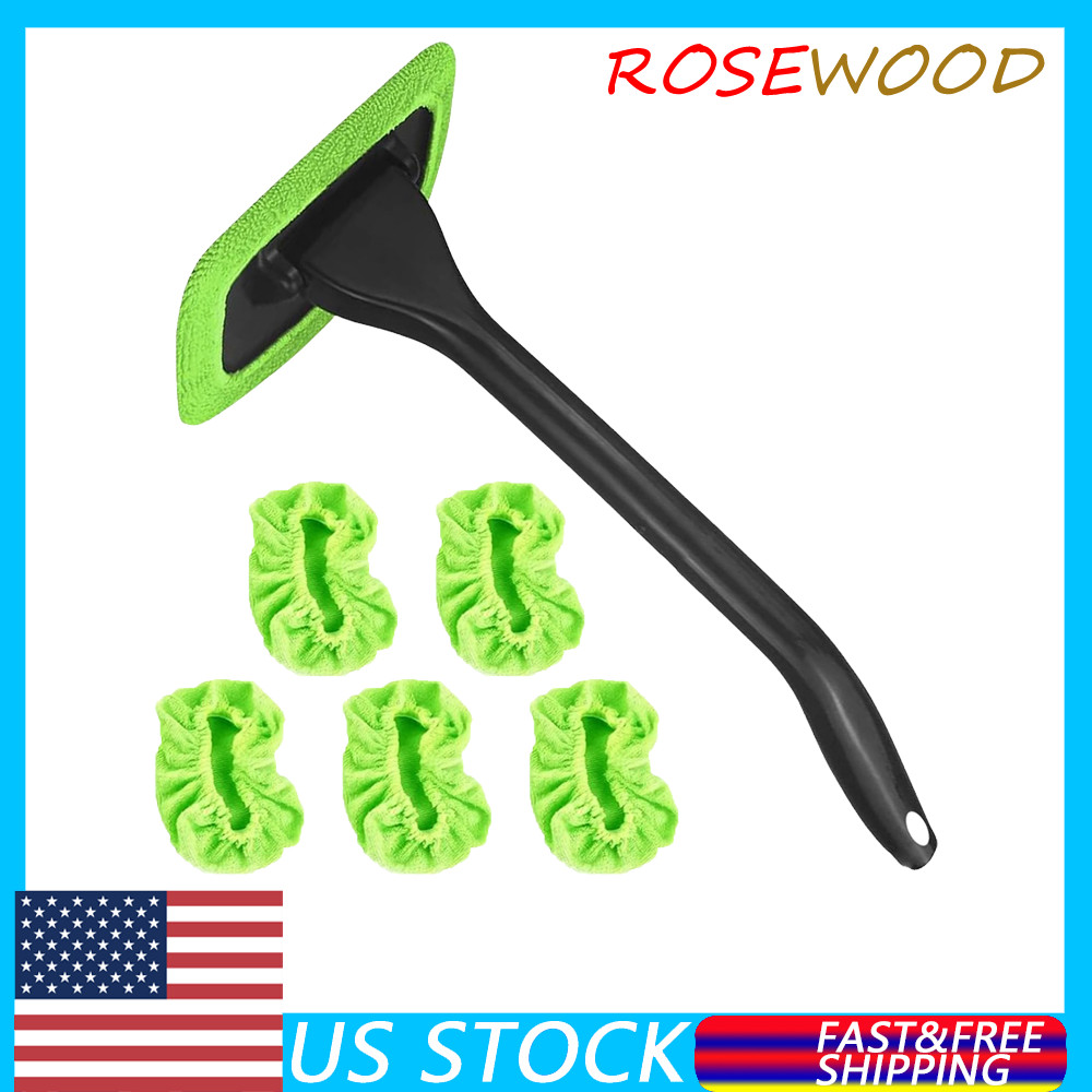 6X New Microfiber Car Wiper Cleaner Glass Brush Window Windshield Cleaning Tool