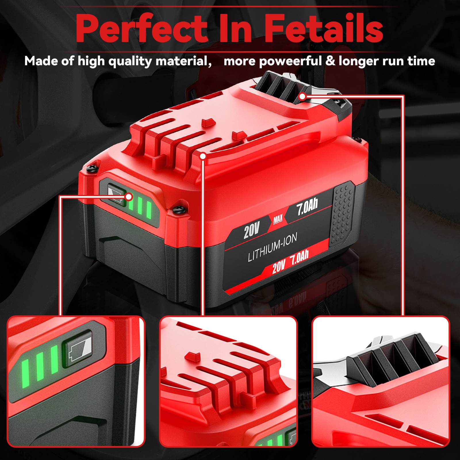 2PACK 8AH 20V For Craftsman V20 MAX Battery CMCB205 CMCB206 CMCB203 Battery