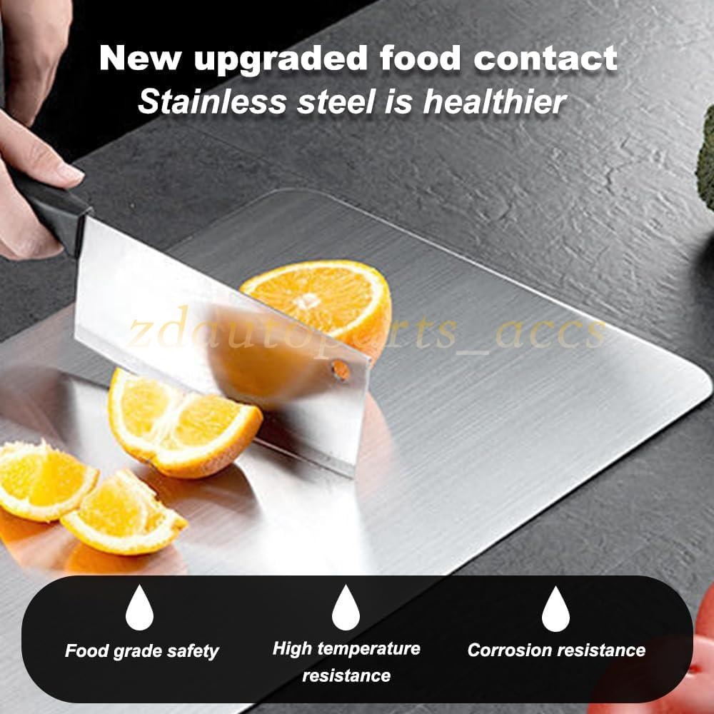 Titanium Cutting Board for Kitchen, Stainless Non Stick Chopping Board, Upgrade